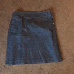 Dark denim skirt from Talbots